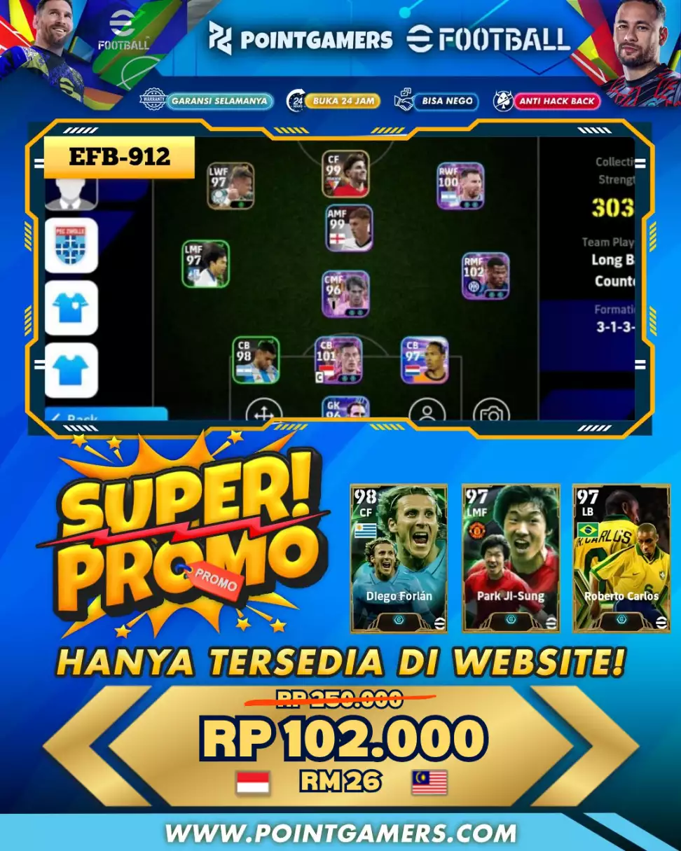 EFB-912 - PROMO DIEGO FORLAN 98