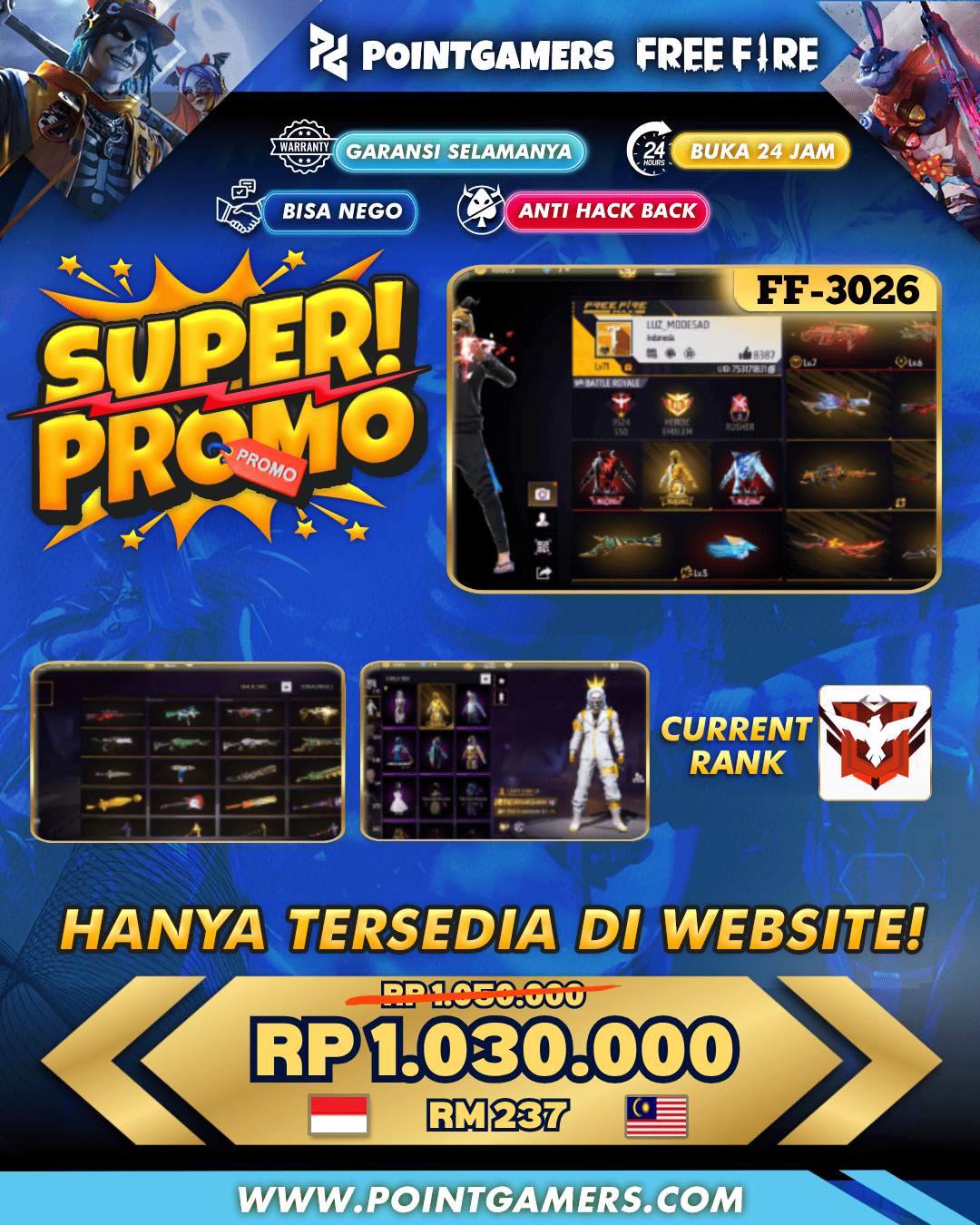 PROMO 3 EVO MAX 2 TW 3, SG KNALPOT 2RASA 1