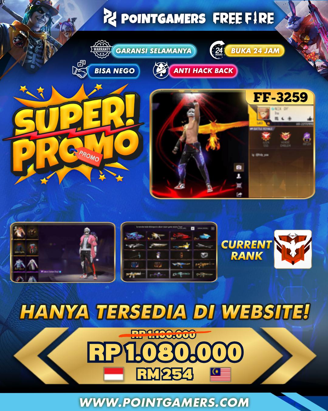 PROMO SG 2 LUMUT,GURUN PASIR,MAMBA 1