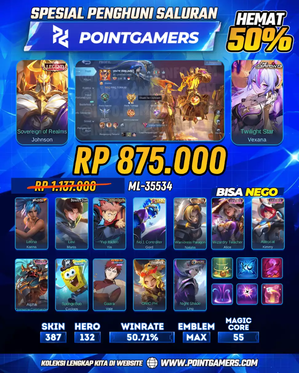 JOHNSON LEGEND, VEXANA ASPIRANT 1