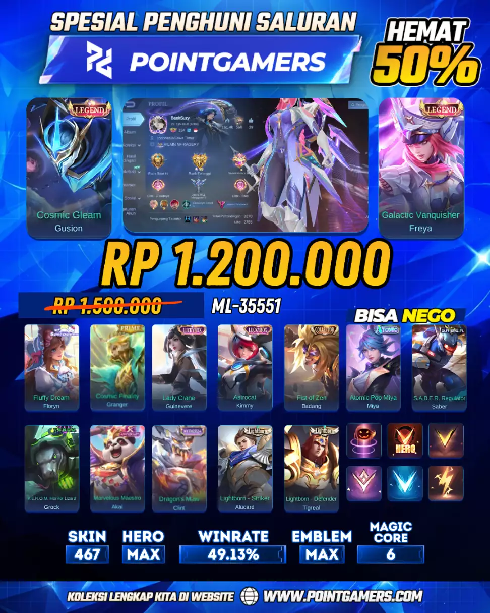 GUSION LEGEND, FREYA LEGEND 1