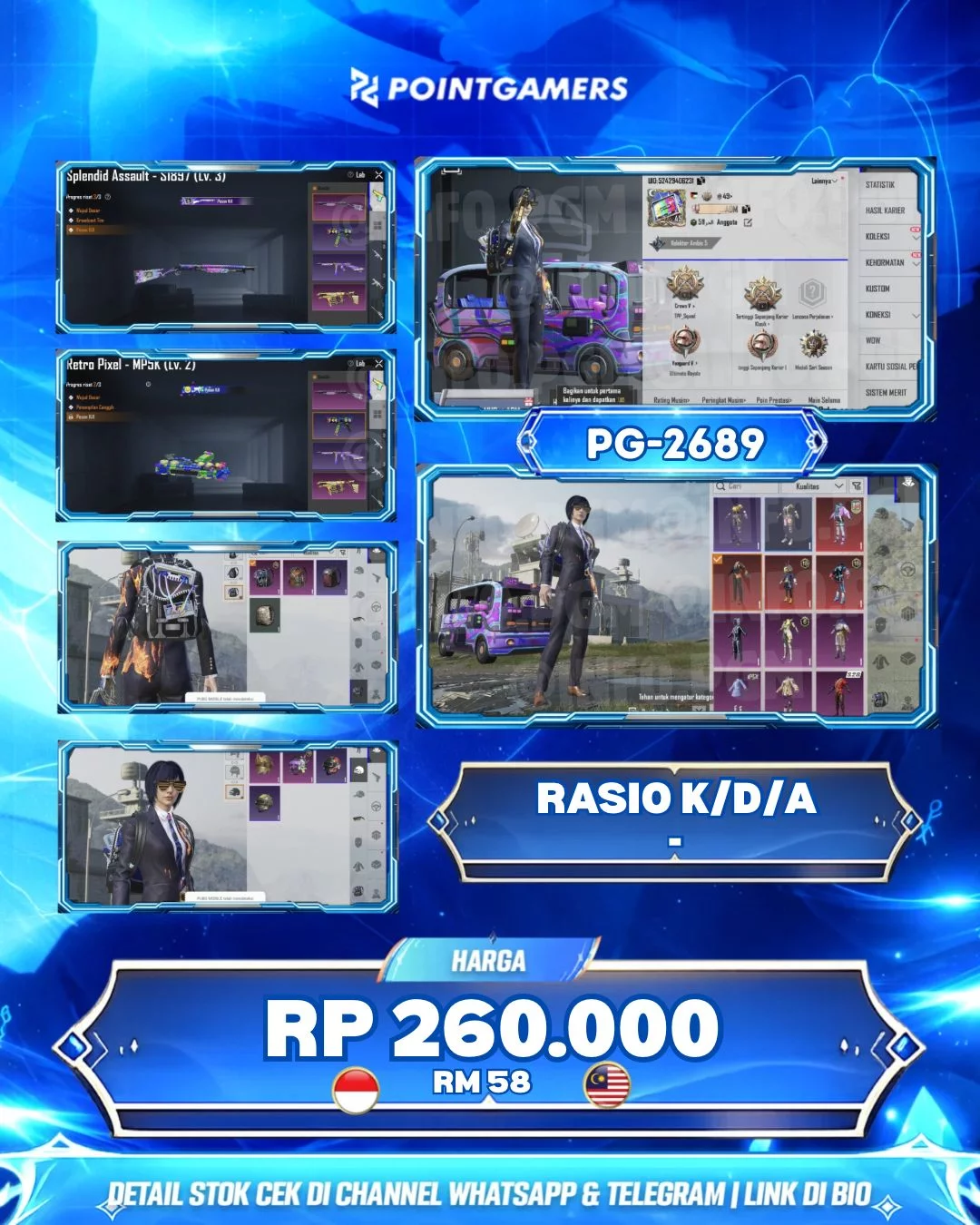 MP5K RETRO PIXEL LV2, S1897 SPLENDID ASSAULT MAX 1