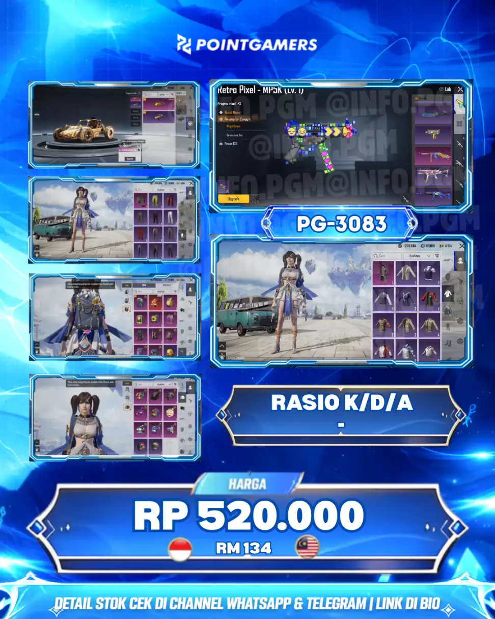 MP5K RETRO PIXEL LEVEL 1, ⁠THOMPSON SMG LILAC FINESSE LEVEL MAX 1
