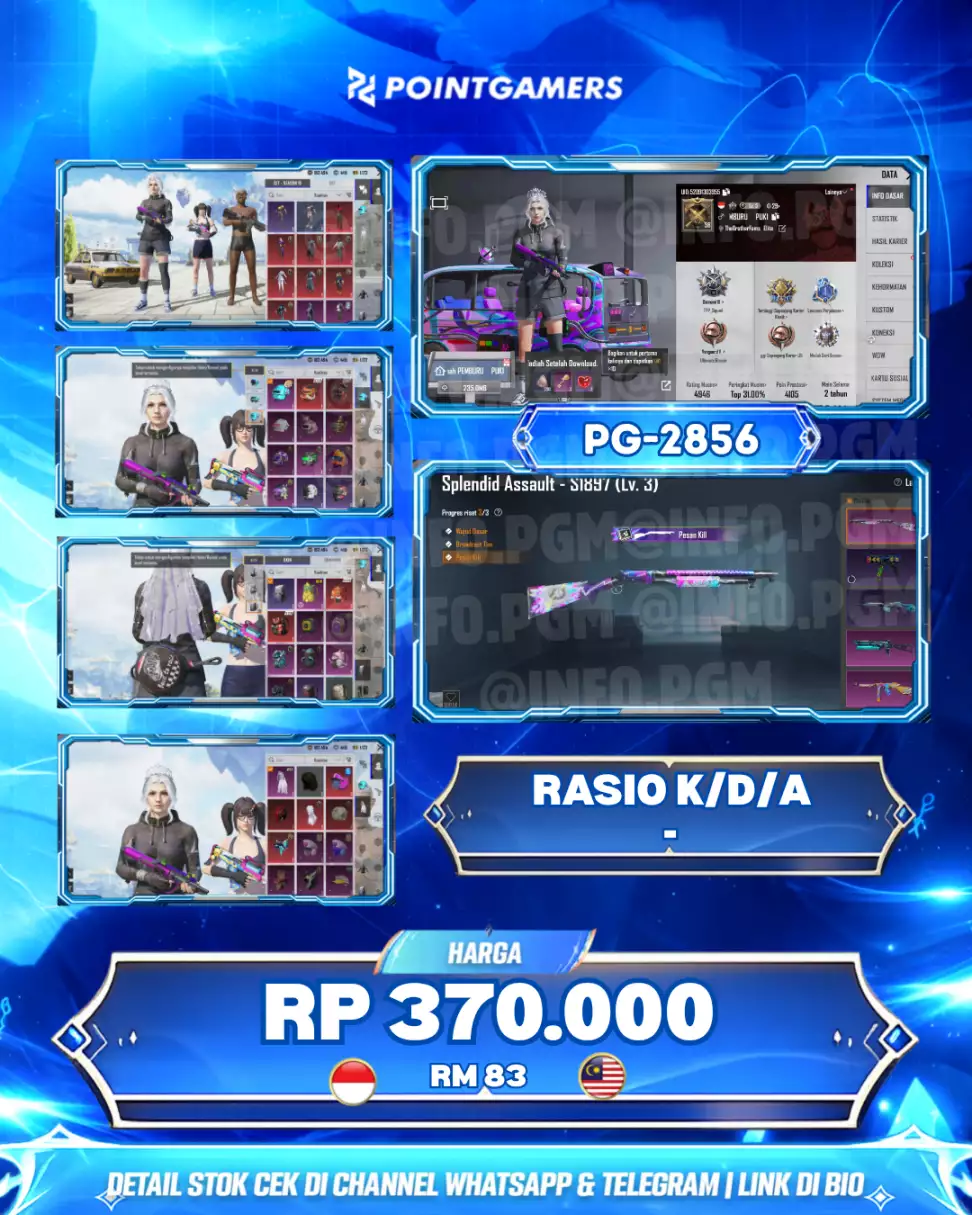 S1897- SPLENDID ASSAULT LV 3, MP5K- RETRO PIXEL LV 2 1