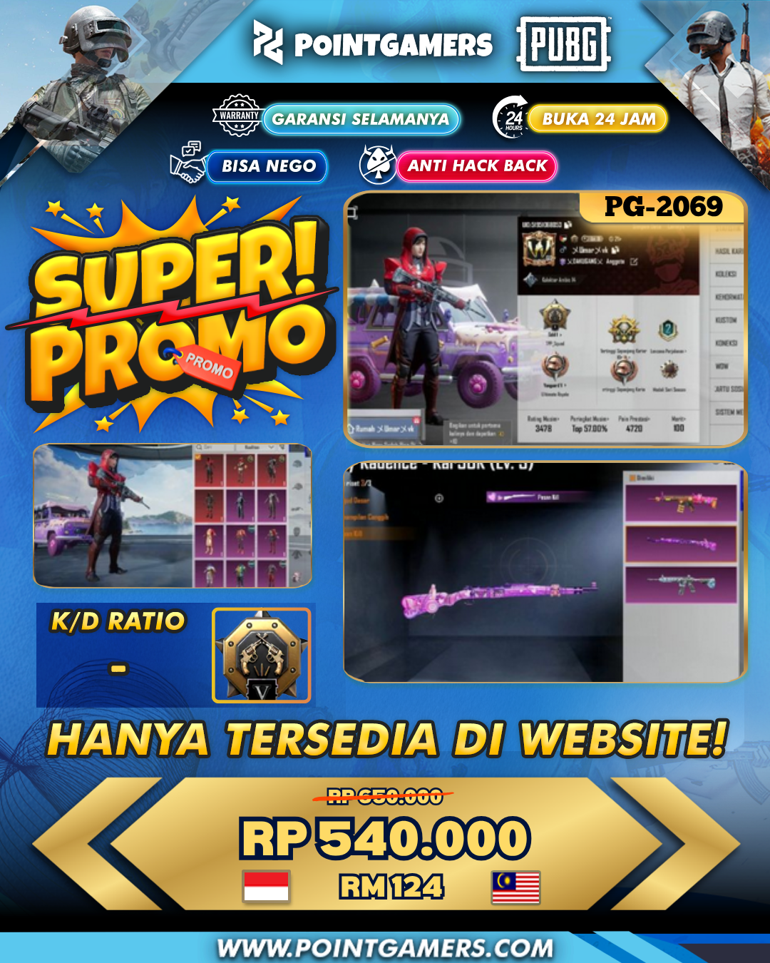 PROMO M4 GLACIER LV 2, KAR KITTY KADANCE LV 3 1