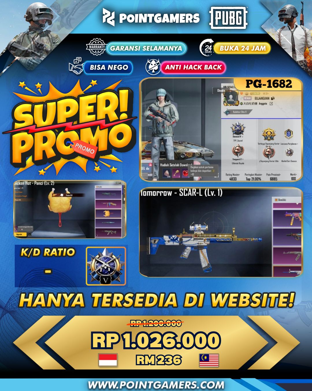 PROMO AKM CODEBREAK LVL 2 OPEN ATTACMENT, M762 STARCORE  LVL 4 OPEN ATTACMENT 1