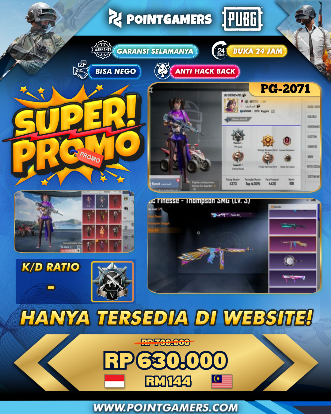 PROMO M4 GLACIER LV 2, THOMPSON LILAC FINNESE LV 3 1