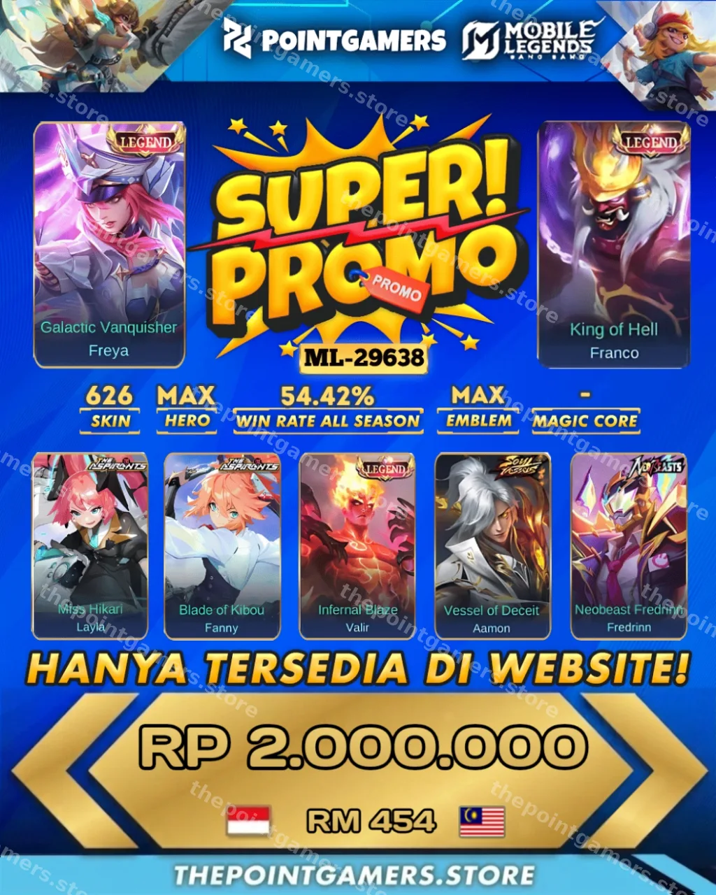 PROMO FRANCO LEGEND, FREYA LEGEND 1