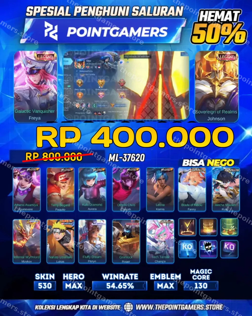 FREYA LEGEND, JOHNSON LEGEND 1