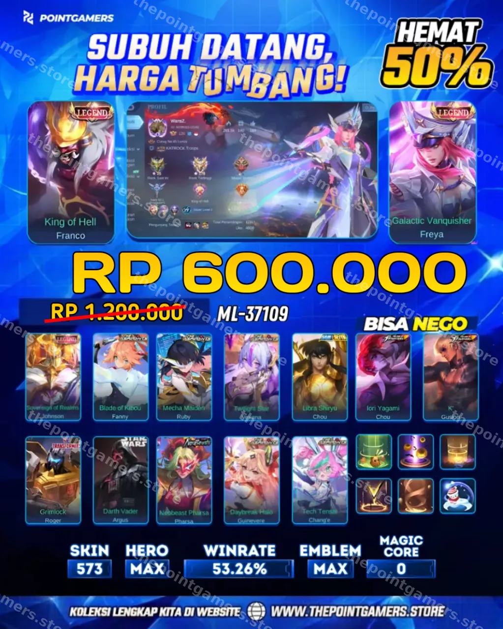 FRANCO LEGEND, FREYA LEGEND 1