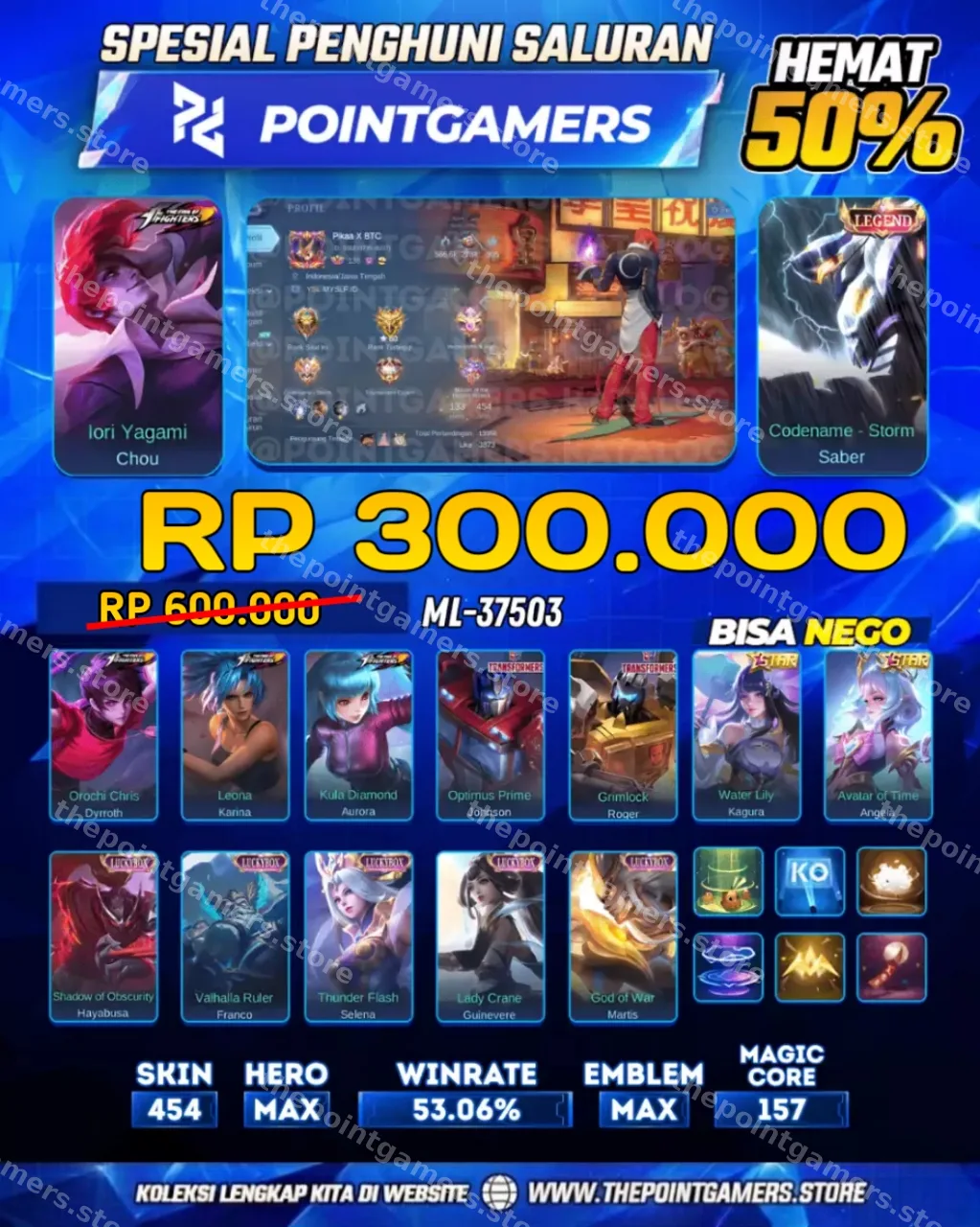 CHOU KOF, SABER LEGEND 1