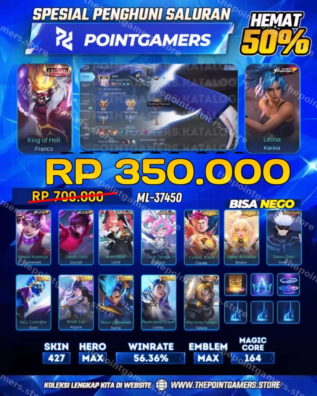 FRANCO LEGEND, GUINEVERE KOF 1