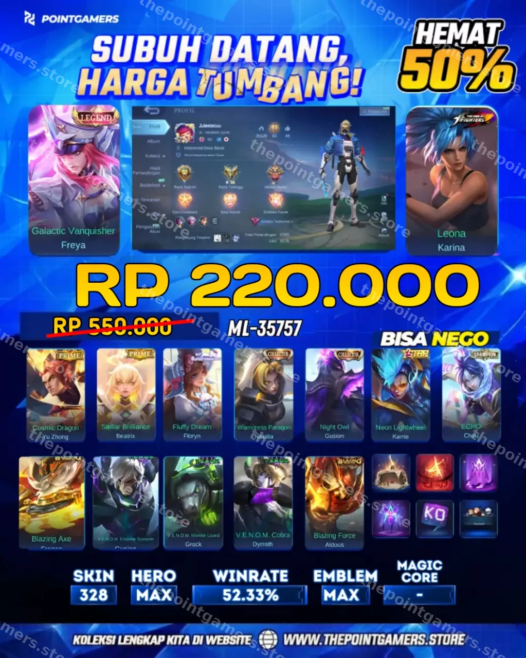 FREYA LEGEND, KARINA KOF 1