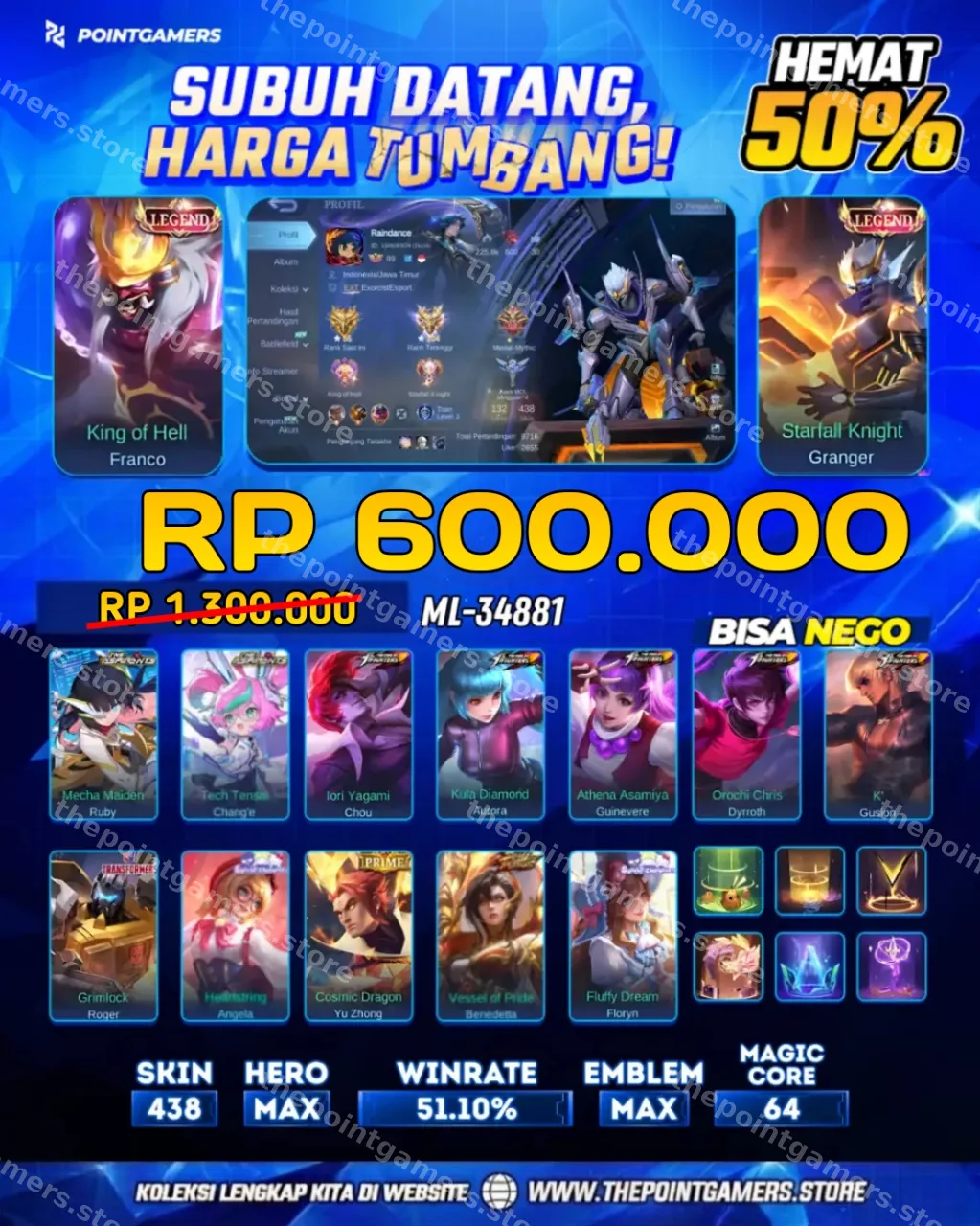 FRANCO LEGEND, GRANGER LEGEND 1