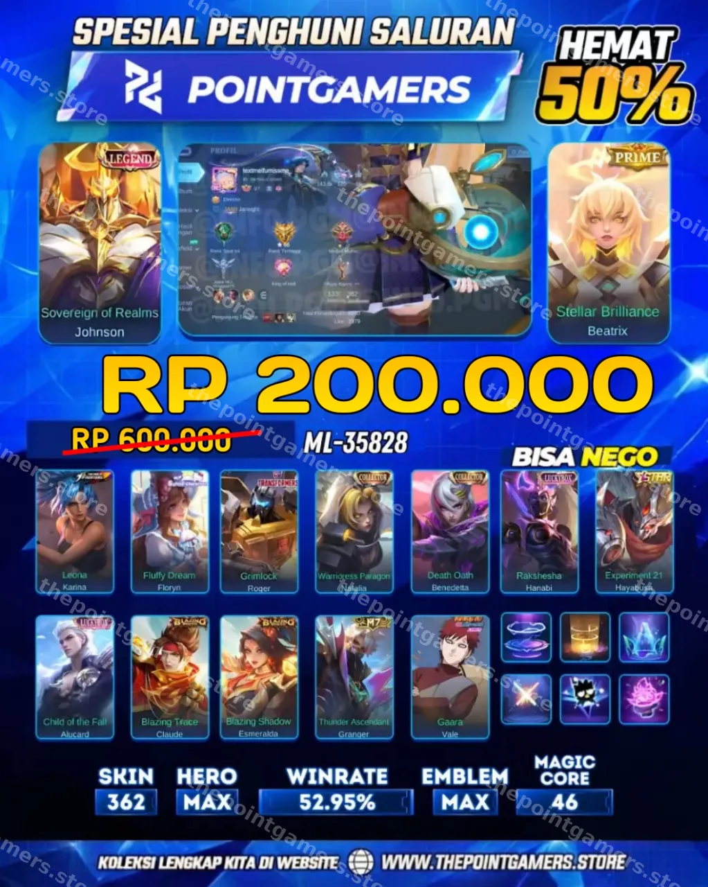  "JOHNSON LEGEND, BEATRIX PRIME" 1