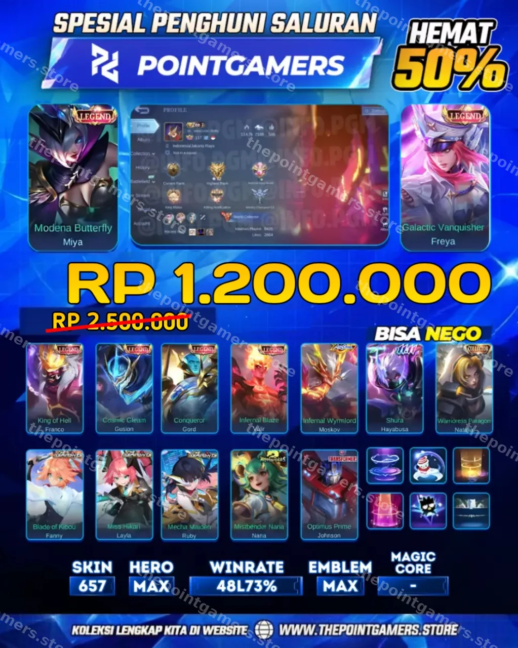 MIYA LEGEND, FREYA LEGEND 1