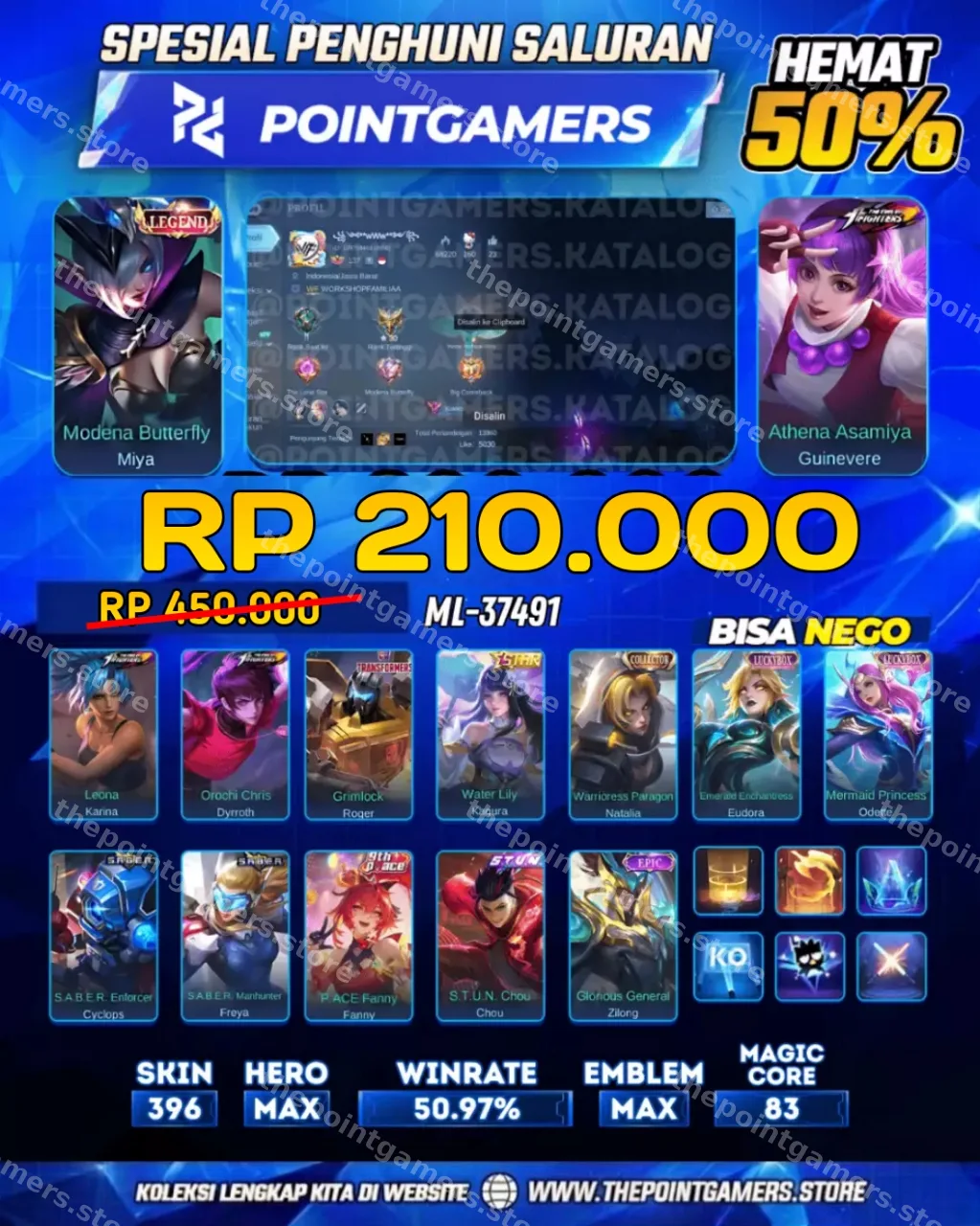 MIYA LEGEND, GUINEVERE KOF 1