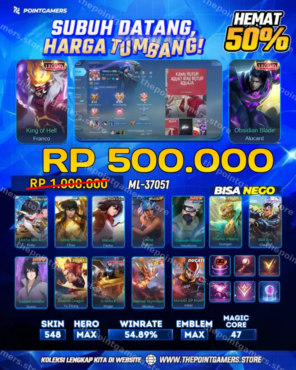 FRANCO LEGEND, ALUCARD LEGEND 1