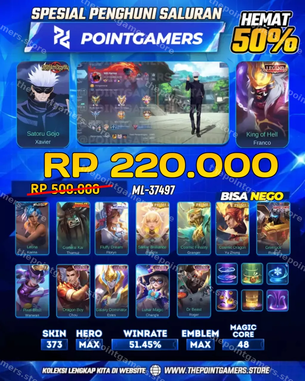 XAVIER JJK, FRANCO LEGEND 1